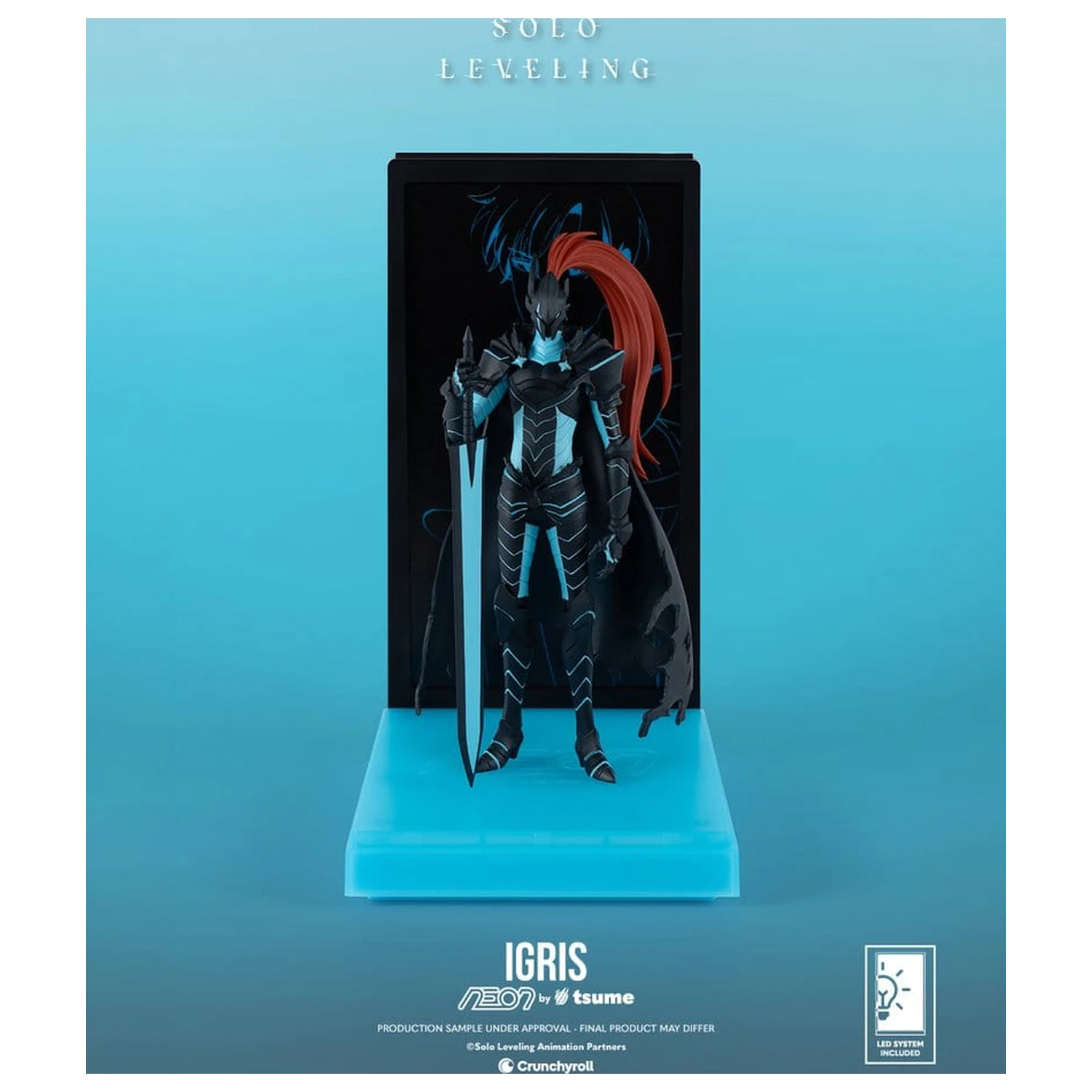 Solo Leveling Neon figura 1/9 Igris 20 cm termékfotó