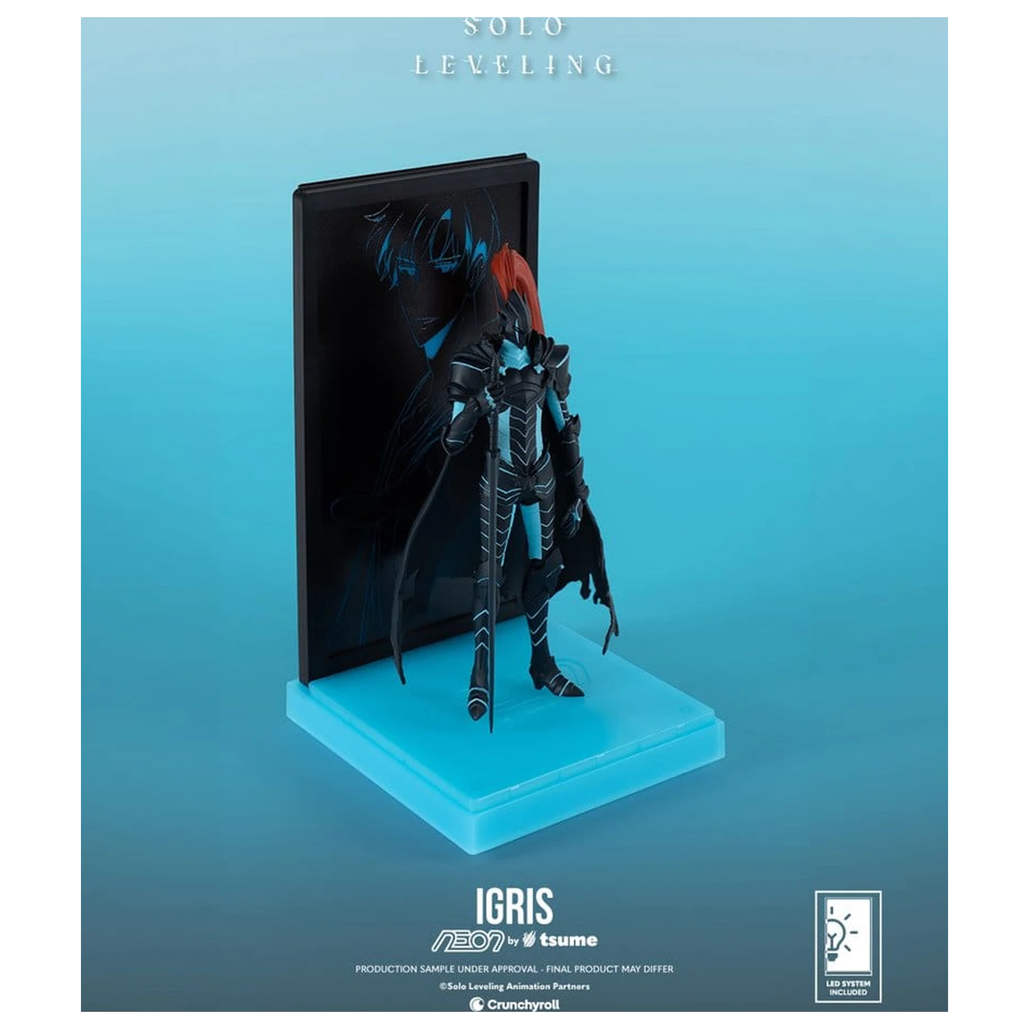 Solo Leveling Neon figura 1/9 Igris 20 cm termékfotó