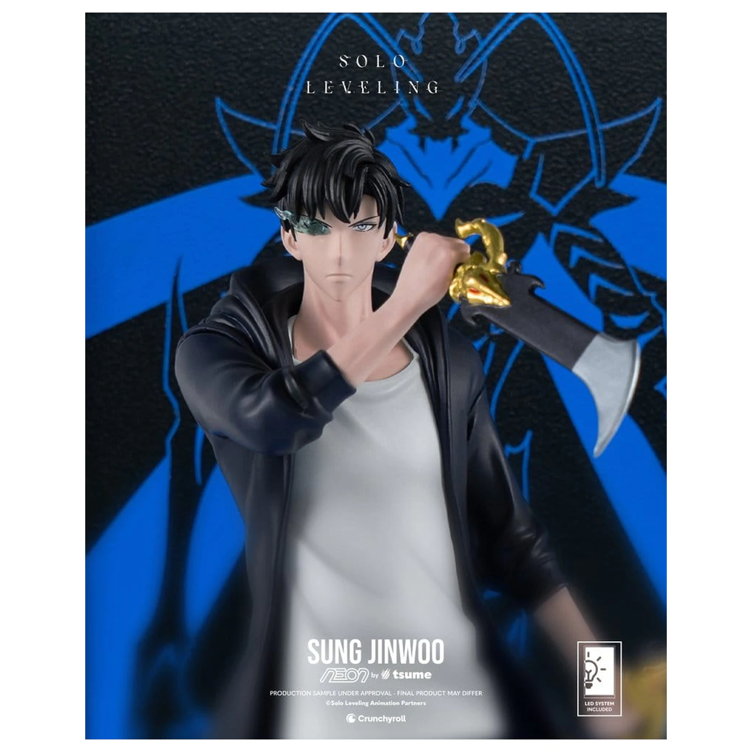 Solo Leveling Neon figura 1/9 Sung Jinwoo 20 cm termékfotó