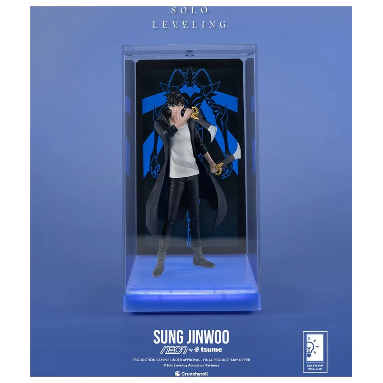 Solo Leveling Neon figura 1/9 Sung Jinwoo 20 cm termékfotó