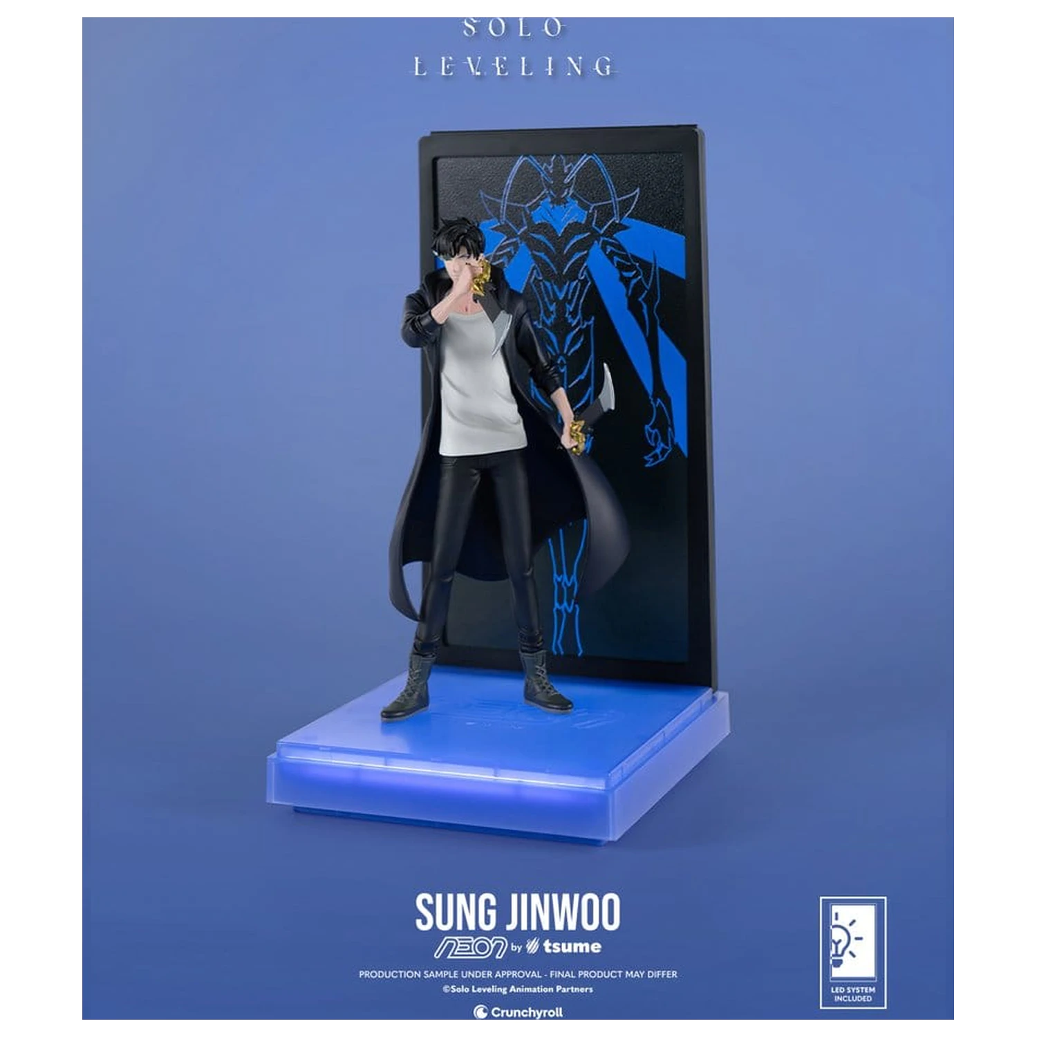 Solo Leveling Neon figura 1/9 Sung Jinwoo 20 cm termékfotó
