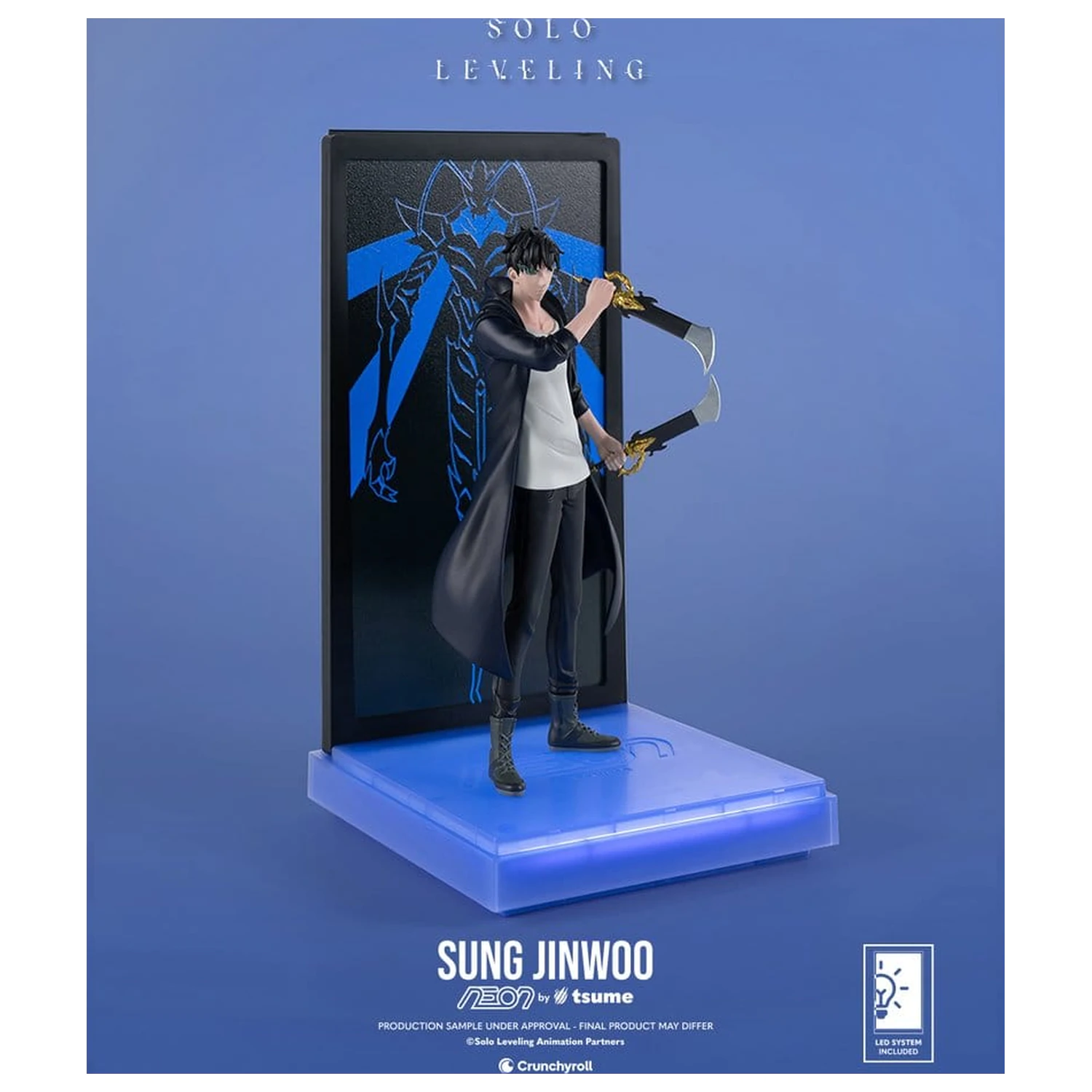 Solo Leveling Neon figura 1/9 Sung Jinwoo 20 cm termékfotó
