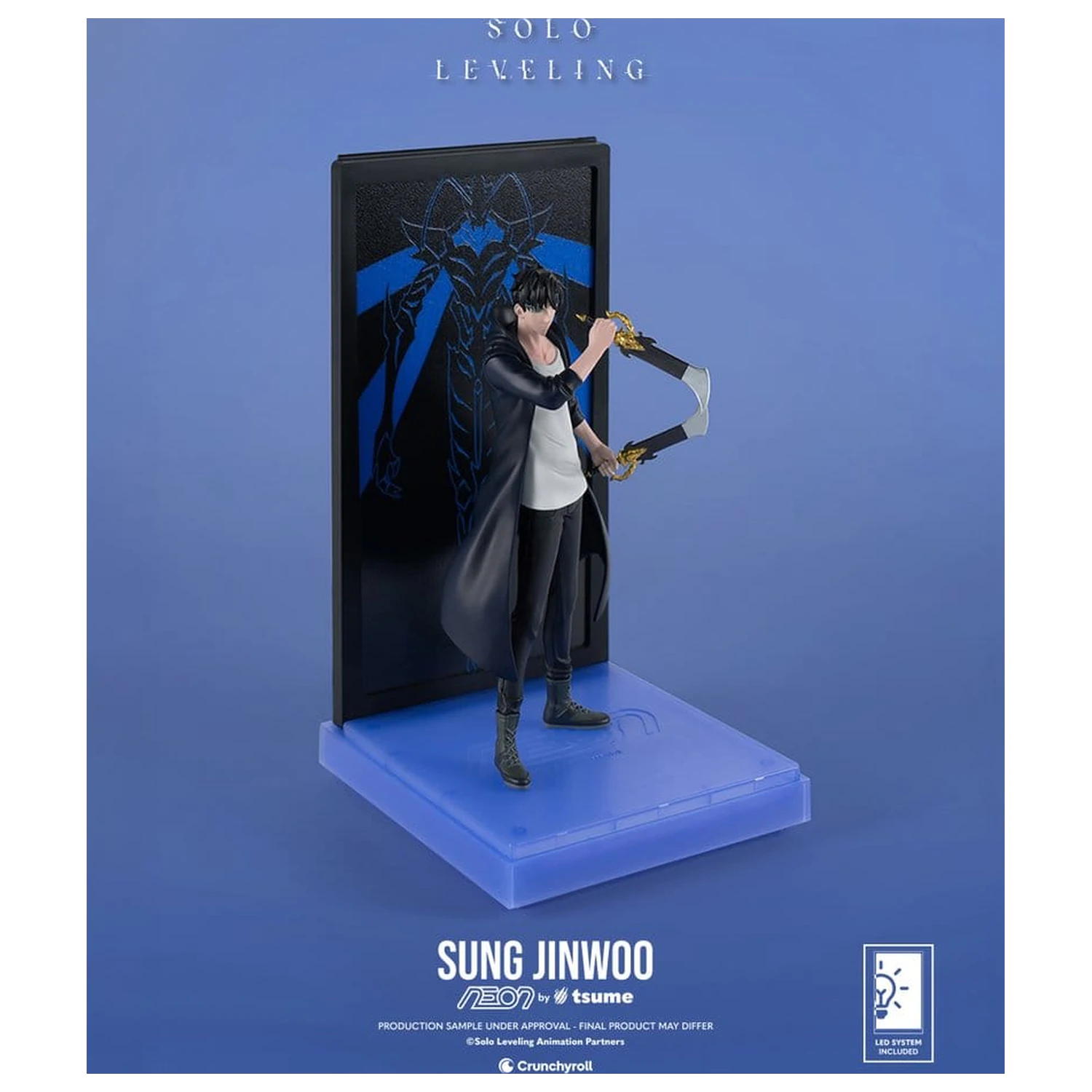 Solo Leveling Neon figura 1/9 Sung Jinwoo 20 cm termékfotó