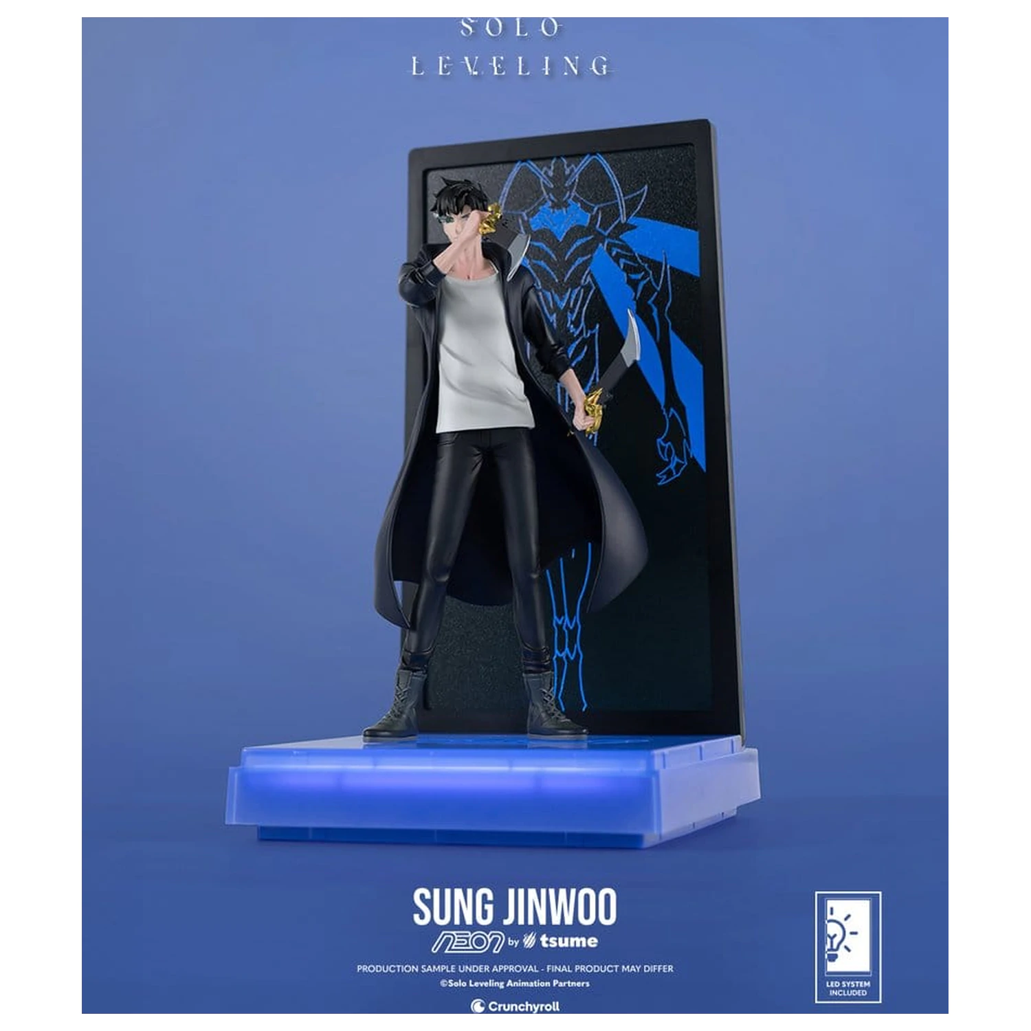 Solo Leveling Neon figura 1/9 Sung Jinwoo 20 cm termékfotó