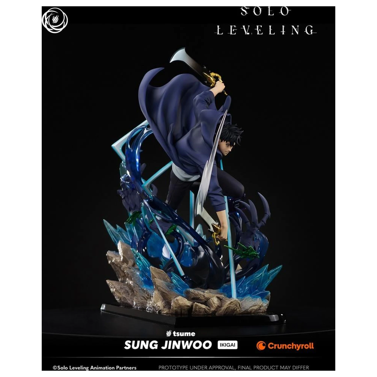 Solo Leveling Sung Jinwoo szobor figura Ikigai 1/6 By Tsume 44cm termékfotó