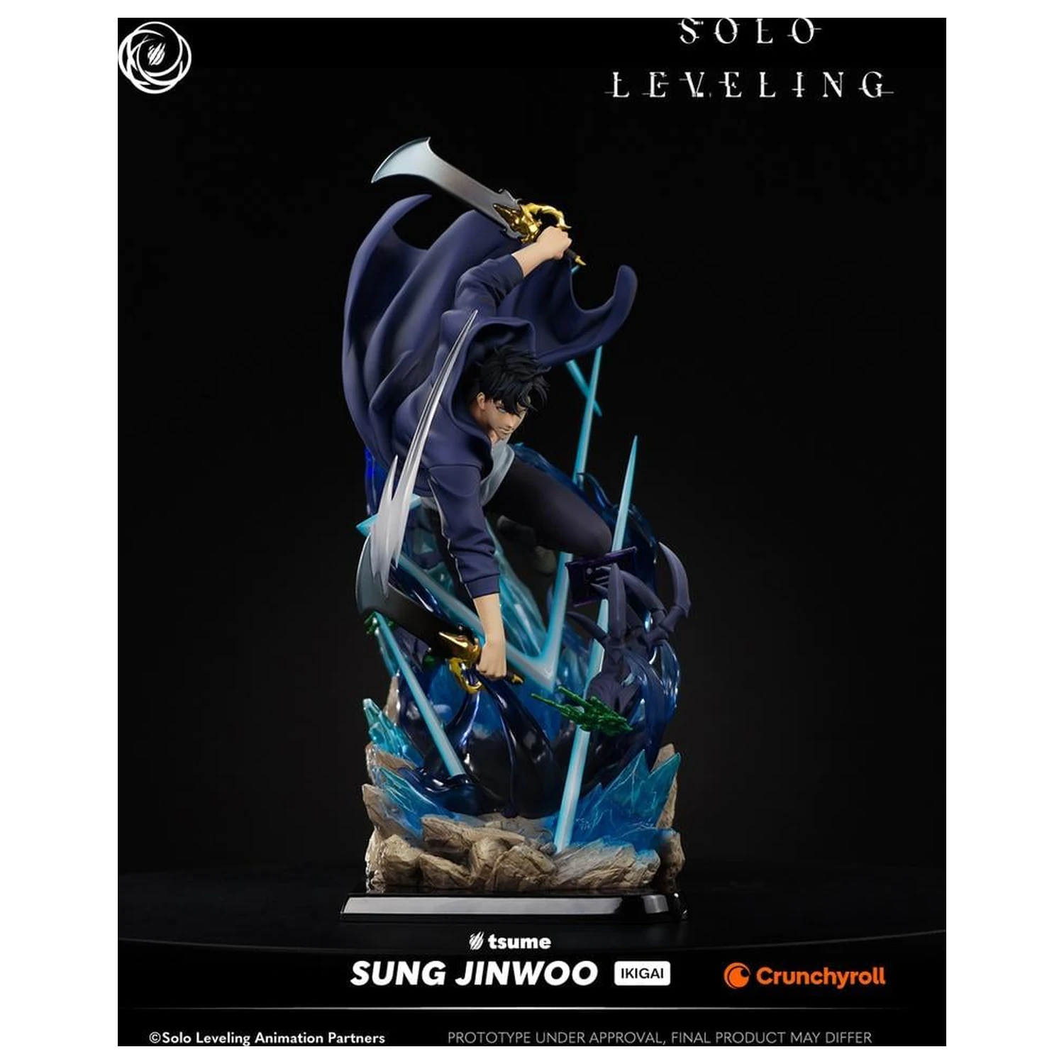 Solo Leveling Sung Jinwoo szobor figura Ikigai 1/6 By Tsume 44cm termékfotó