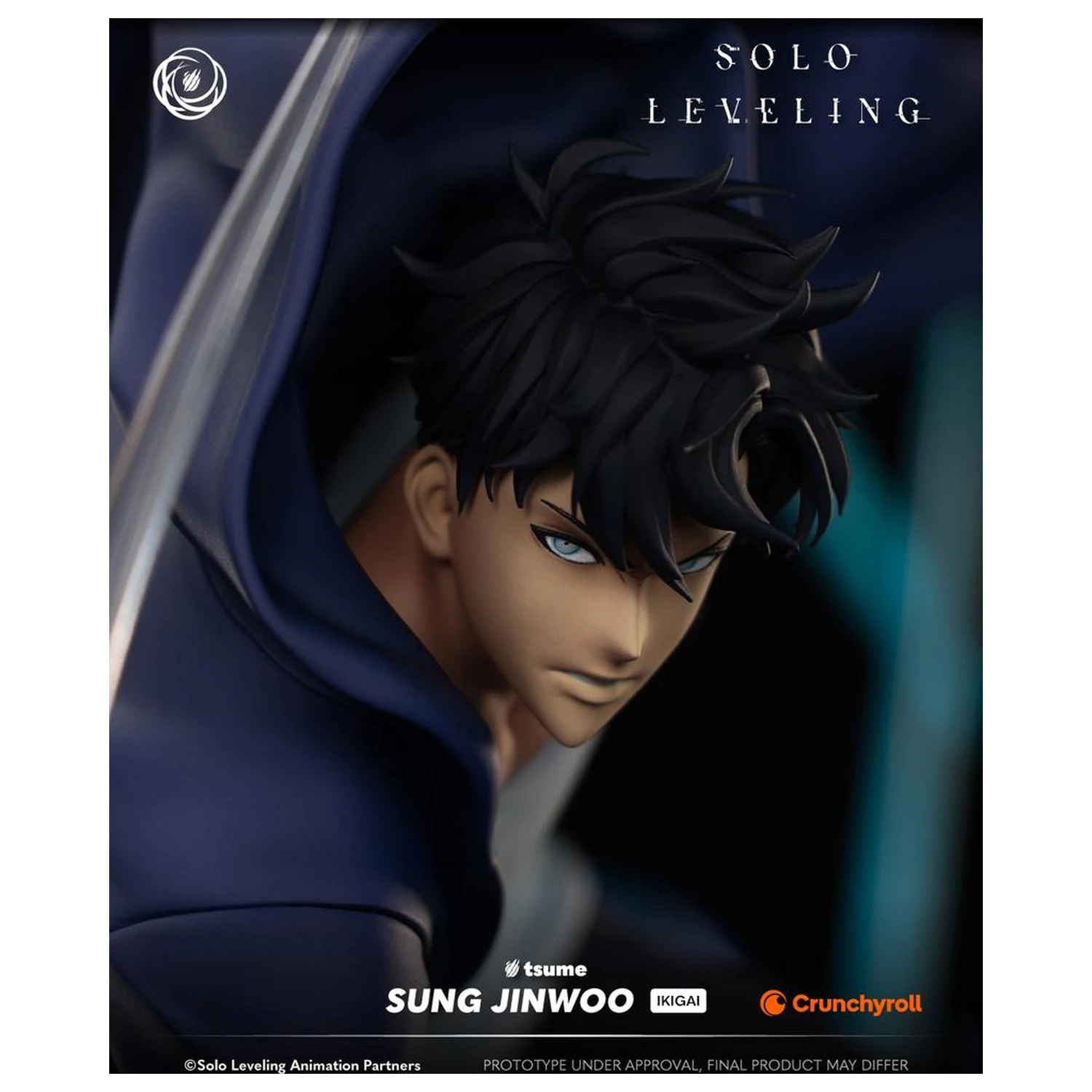 Solo Leveling Sung Jinwoo szobor figura Ikigai 1/6 By Tsume 44cm termékfotó