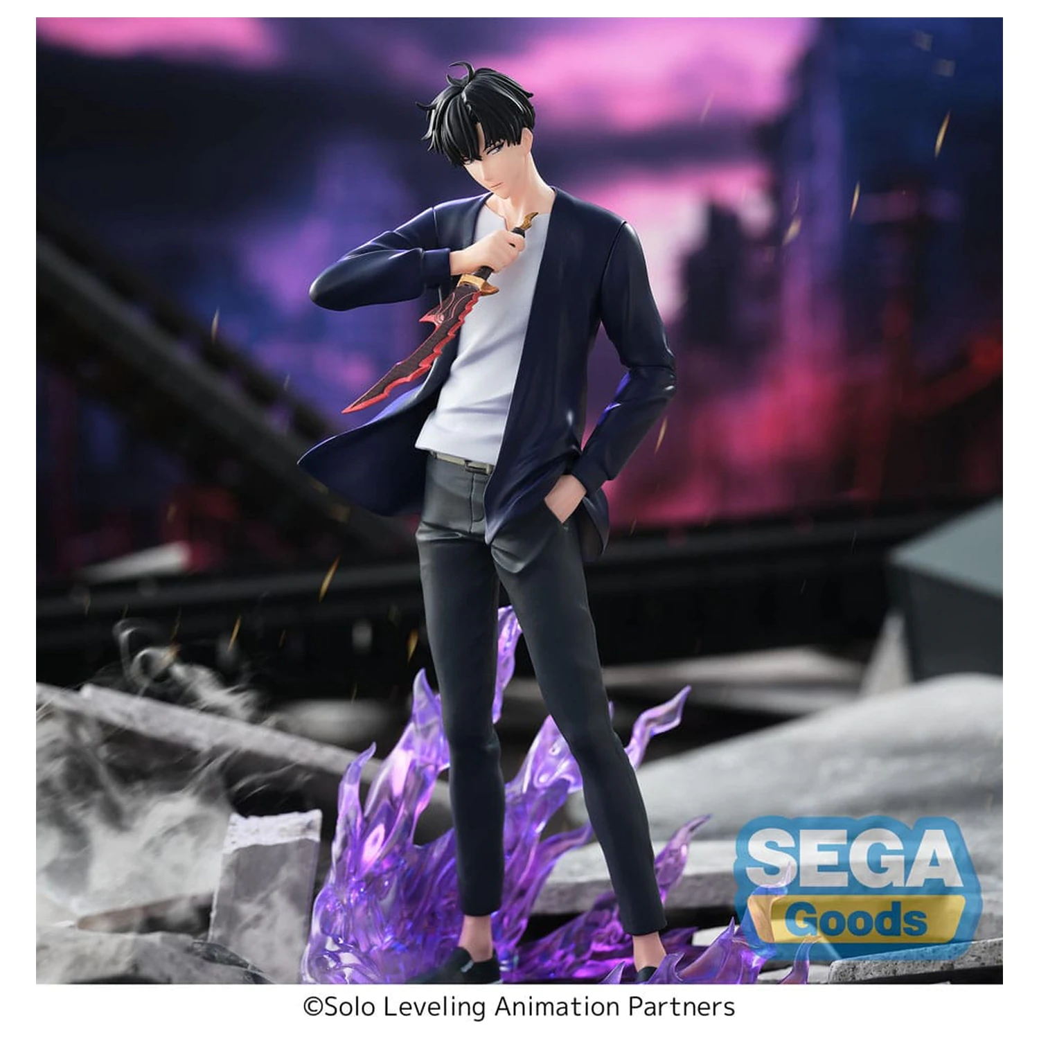 Solo Leveling XrossLink Sung Jinwoo PVC szobor figura 18 cm termékfotó
