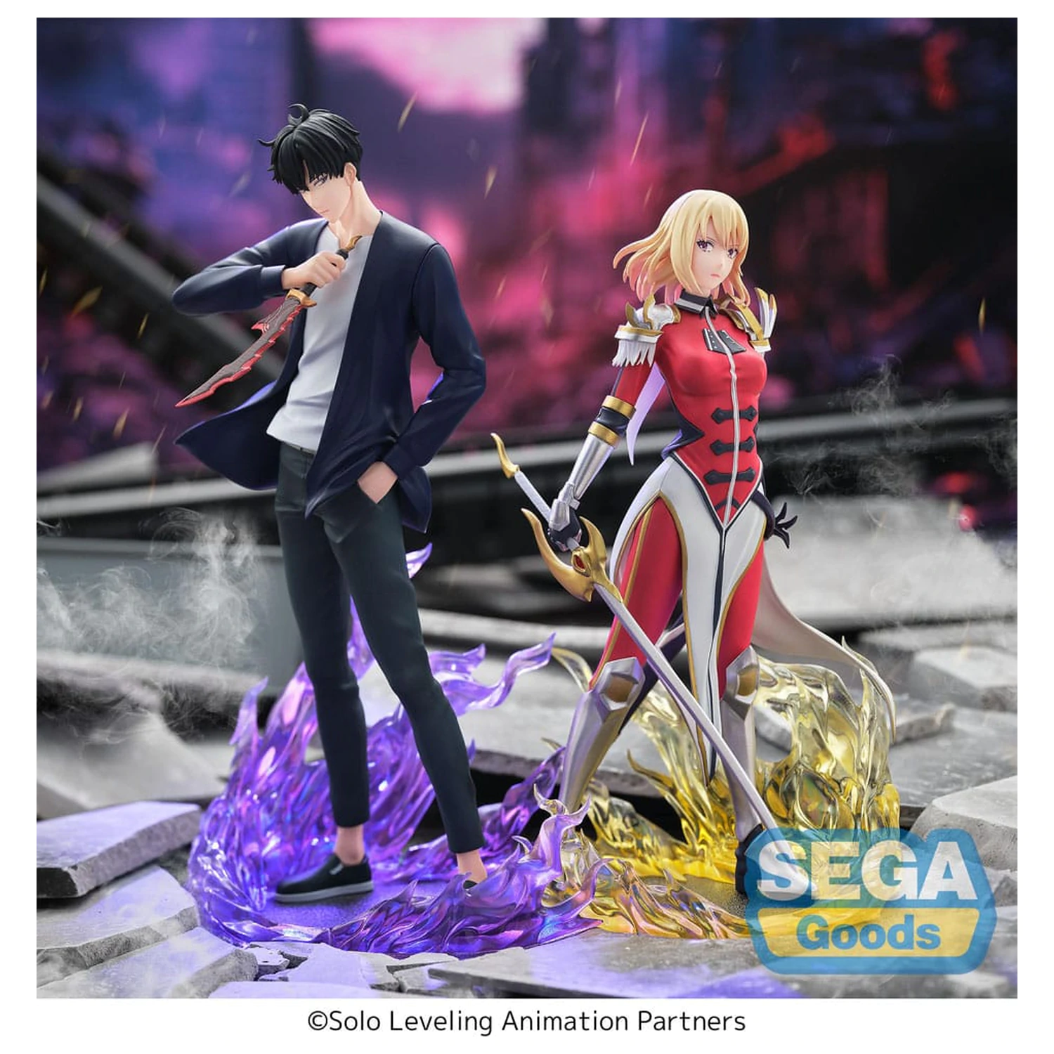 Solo Leveling XrossLink Sung Jinwoo PVC szobor figura 18 cm termékfotó