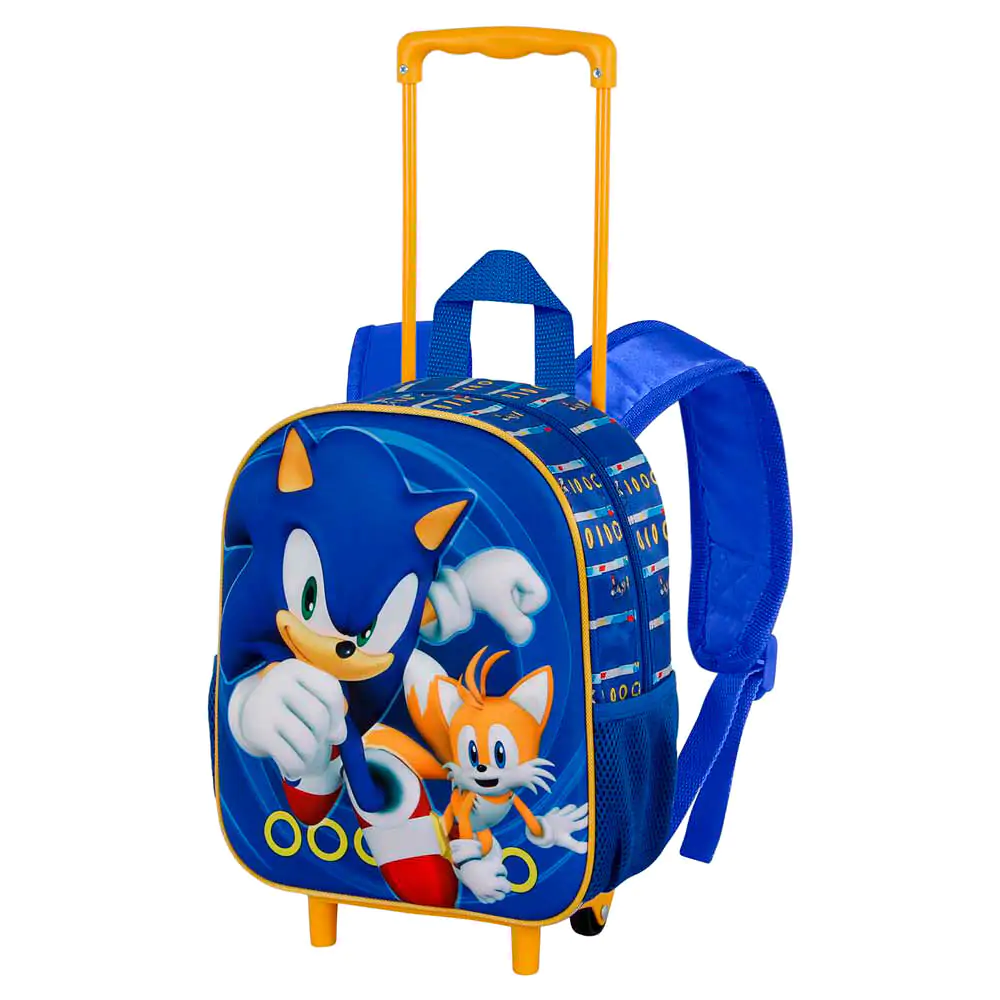 Sonic 2 Tails 3D gurulós táska 31cm termékfotó