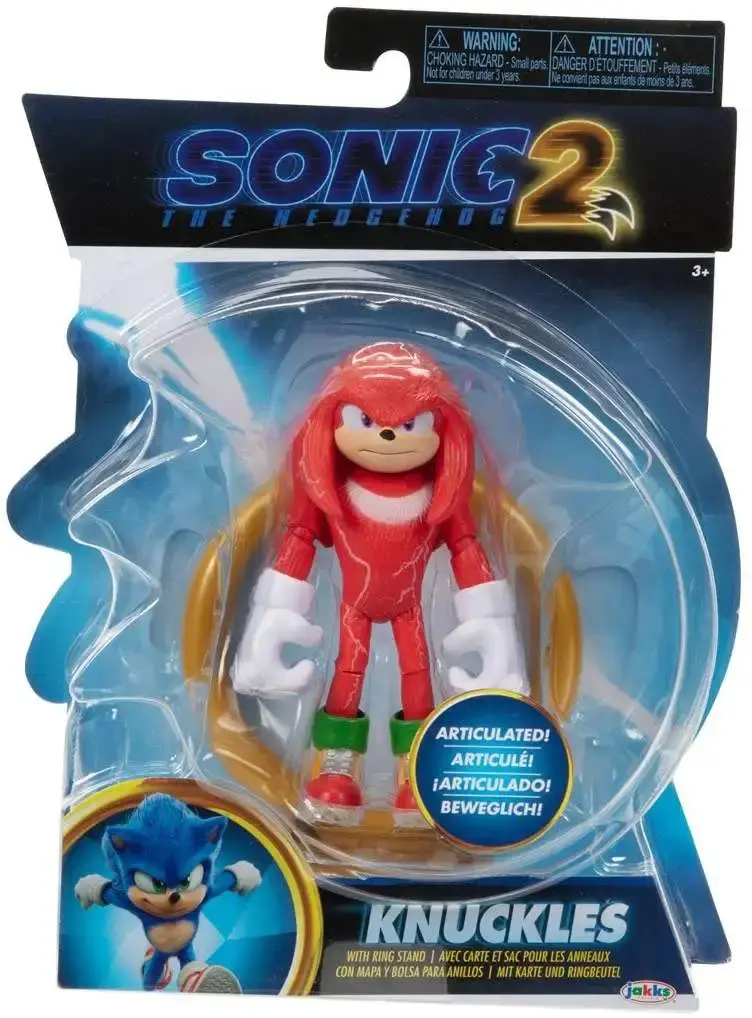Sonic 2 Wawe 2 Knuckles figura 10 cm termékfotó