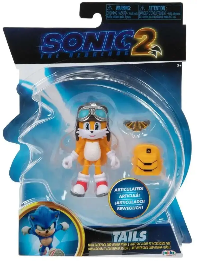 Sonic 2 Wawe 2 Tails figura 10 cm termékfotó