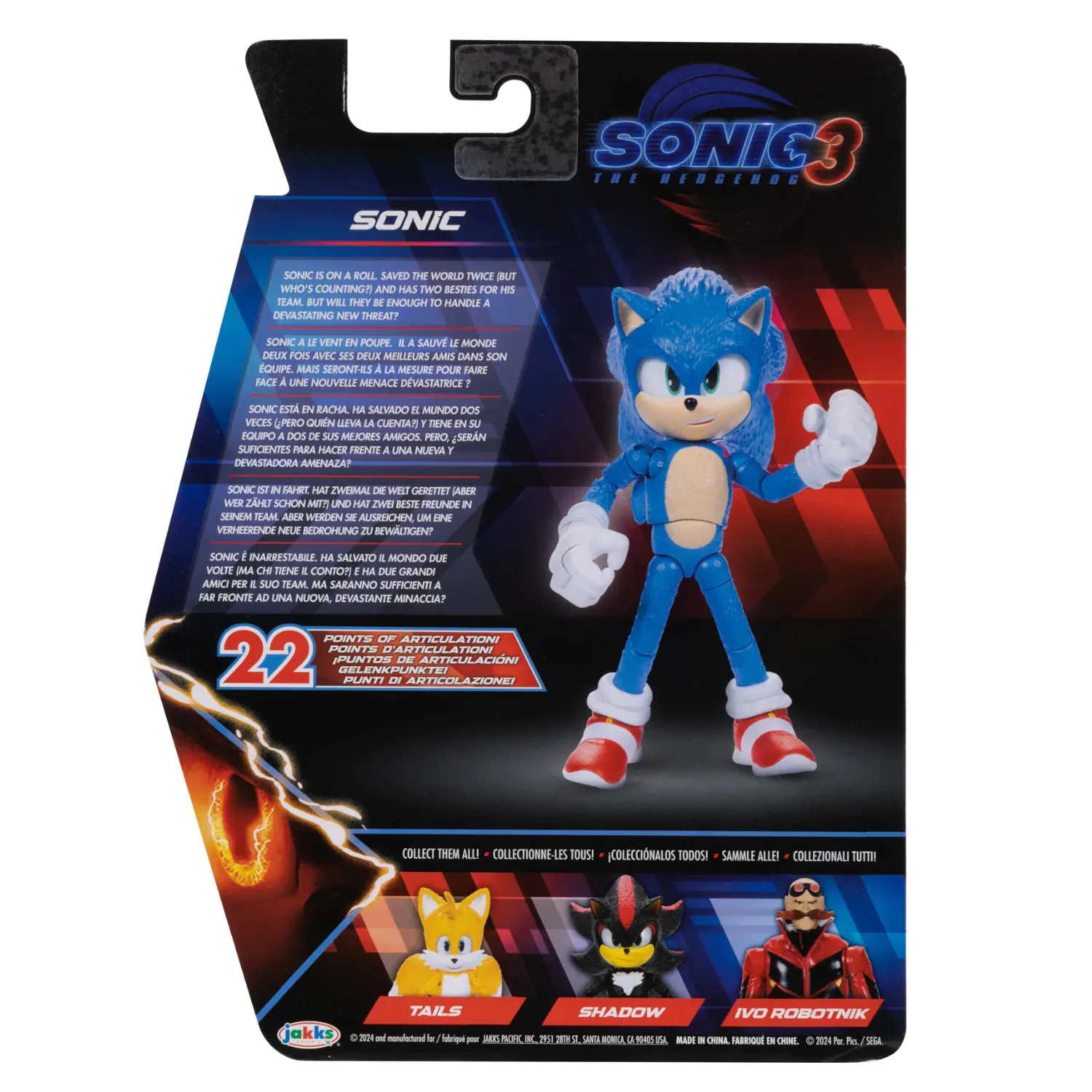 Sonic 3 figura - Sonic termékfotó