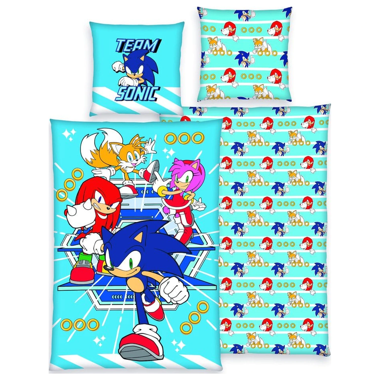 Sonic ágyneműhuzat Team Sonic 135 x 200 cm termékfotó