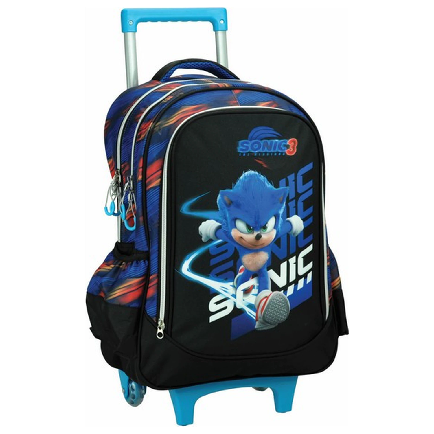 Sonic Brawn gurulós iskolatáska, táska 46 cm termékfotó