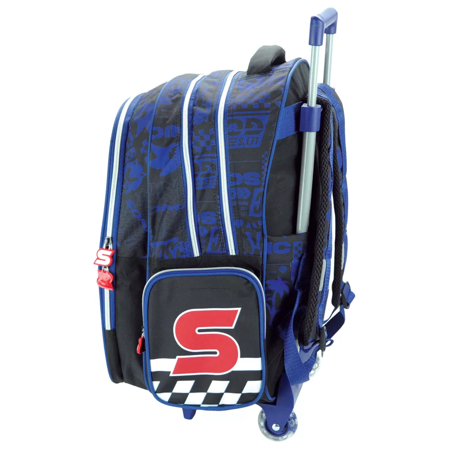 Sonic Champion Racer gurulós iskolatáska, táska 46 cm termékfotó