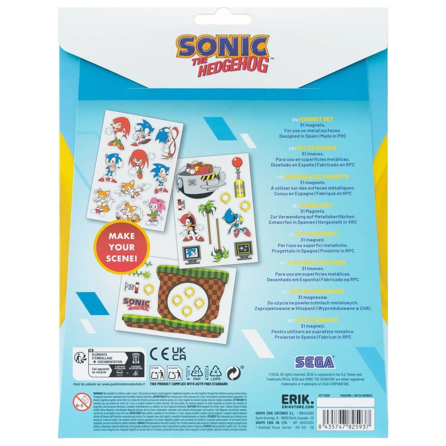 Sonic Die-Cut hűtőmágnes csomag termékfotó