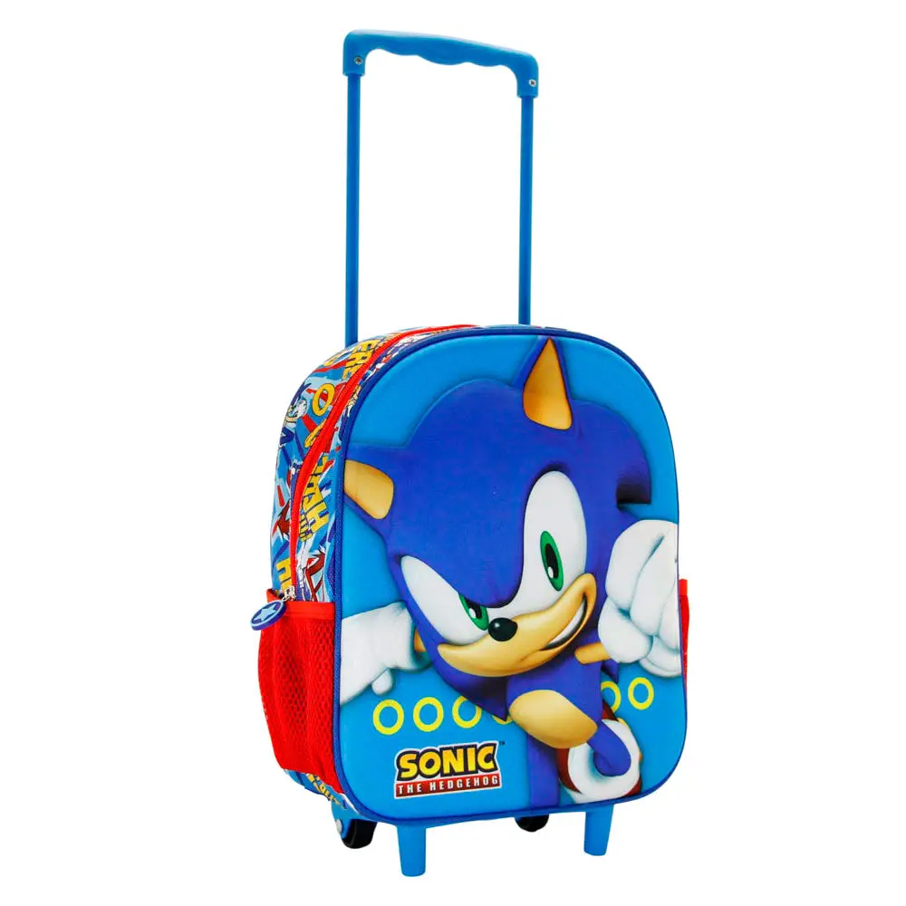 Sonic Fast 3D gurulós táska 34cm termékfotó
