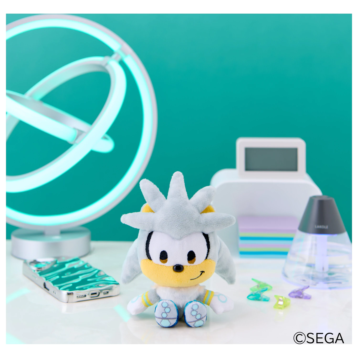SONIC & FRIENDS Silver Mascot plüss 16cm termékfotó