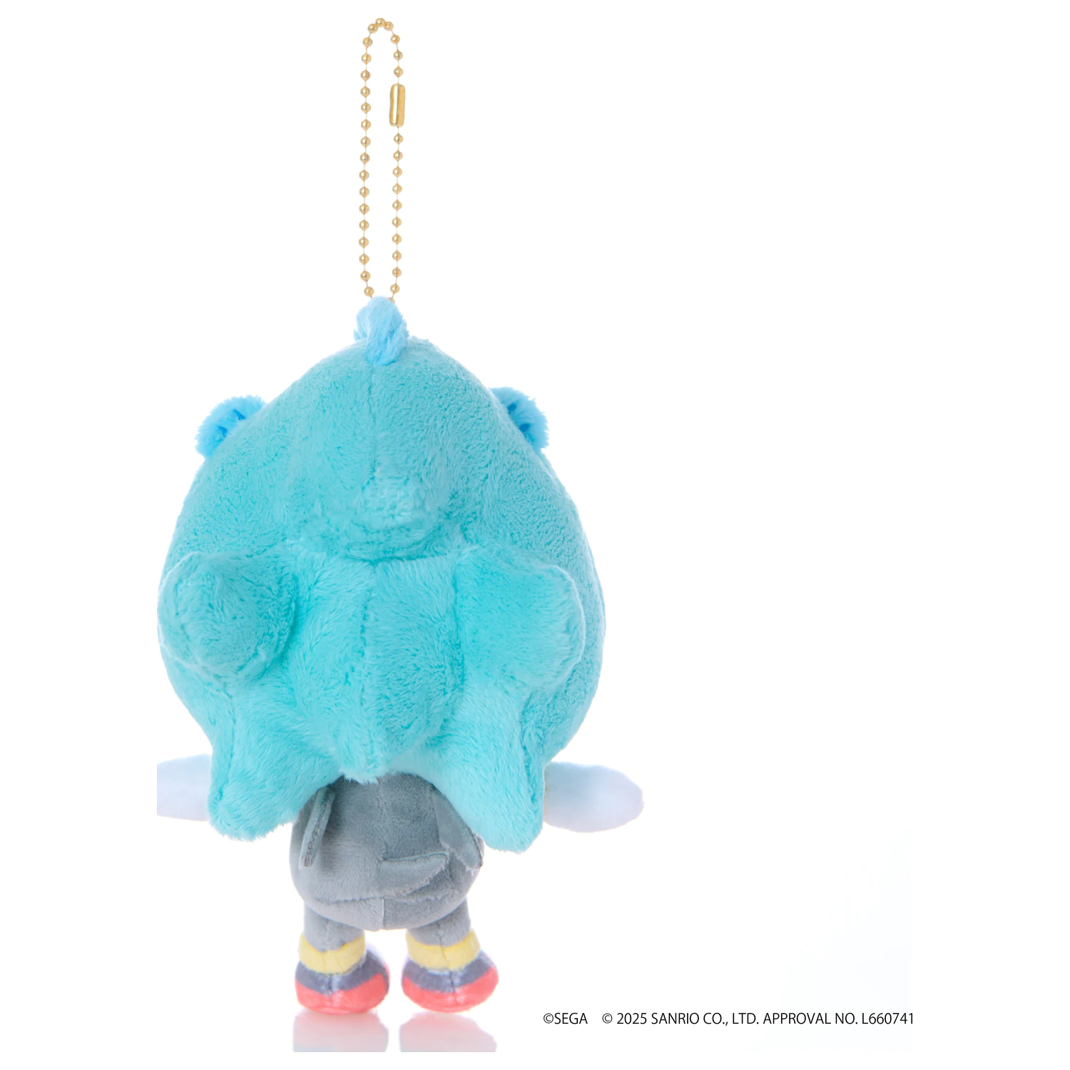 Sonic & Friends X Sanrio Shadow X Hangyodon Mascot plüss 8cm termékfotó
