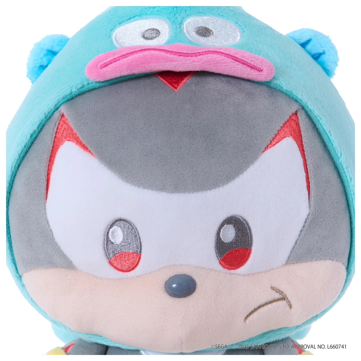 Sonic & Friends x Sanrio Shadow x Hangyodon plüss 24cm termékfotó