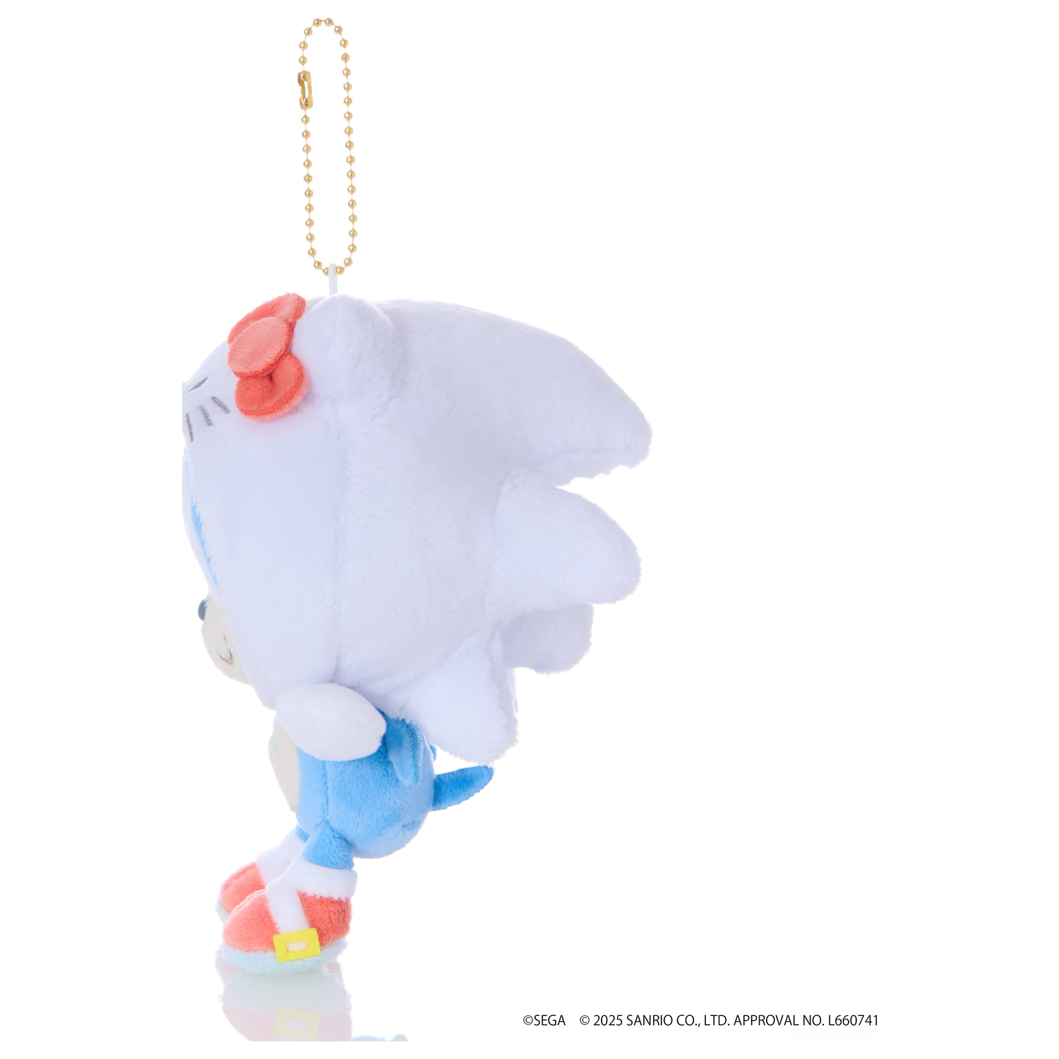 SONIC & FRIENDS x SANRIO Sonic x Hello Kitty Mascot plüss 8cm termékfotó