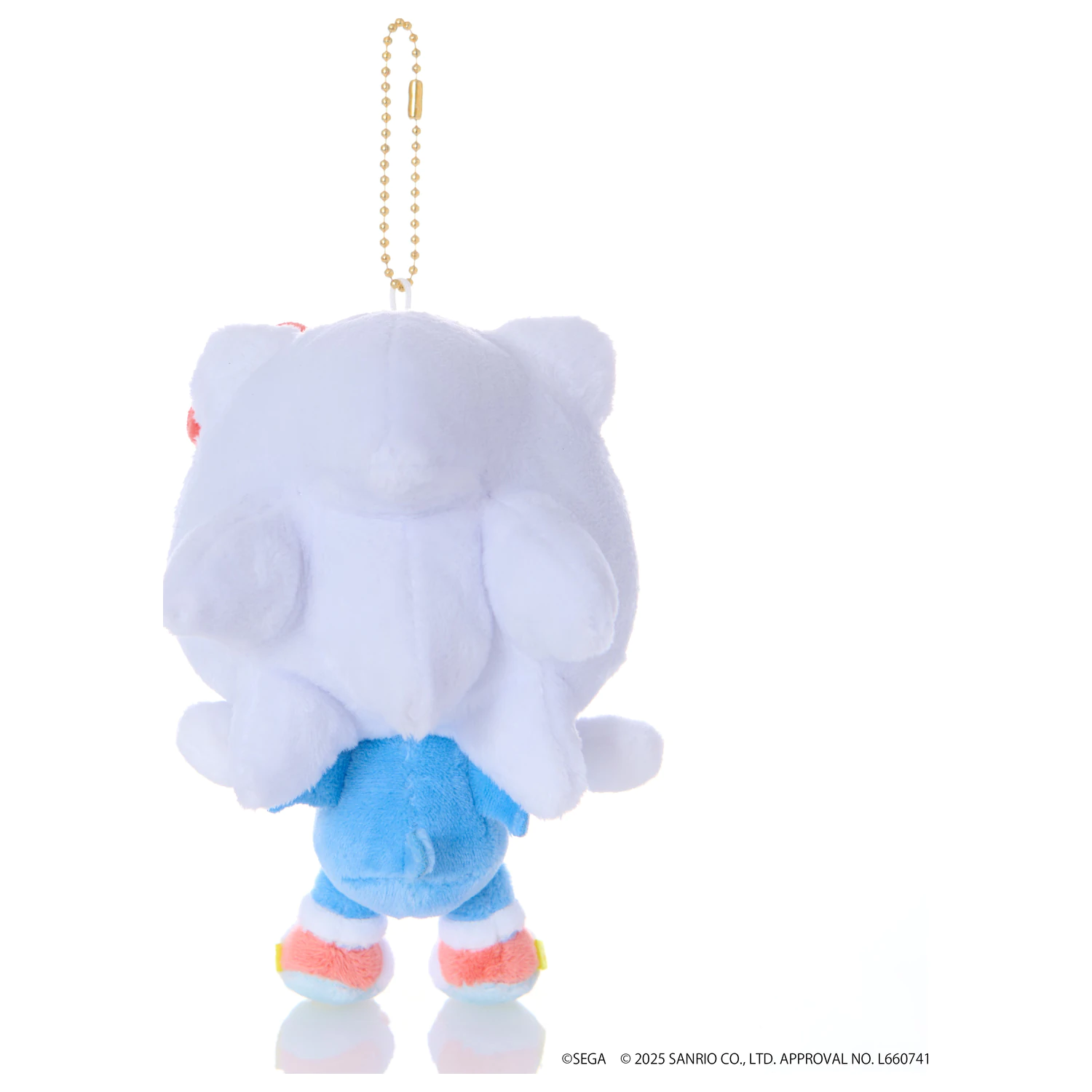 SONIC & FRIENDS x SANRIO Sonic x Hello Kitty Mascot plüss 8cm termékfotó