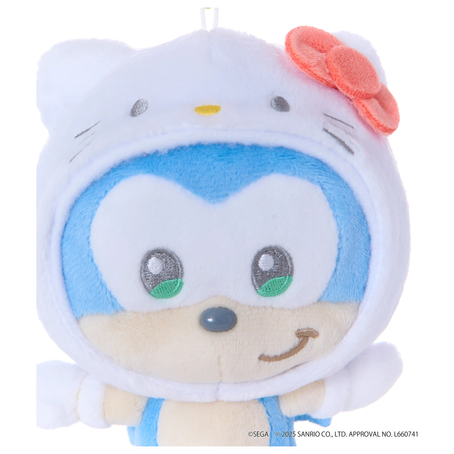 SONIC & FRIENDS x SANRIO Sonic x Hello Kitty Mascot plüss 8cm termékfotó