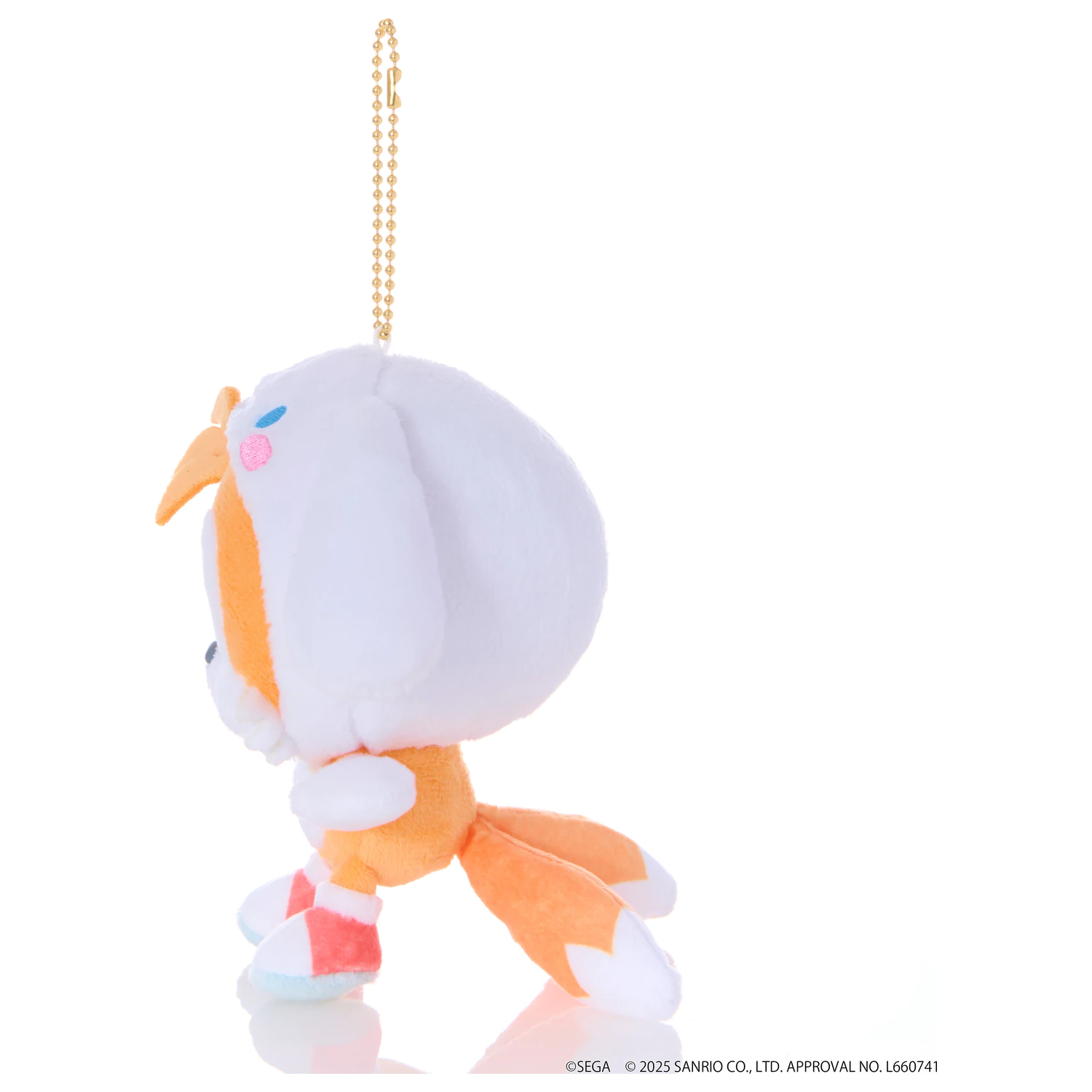 SONIC & FRIENDS x SANRIO Tails x Cinnamoroll Mascot plüss 8 cm termékfotó
