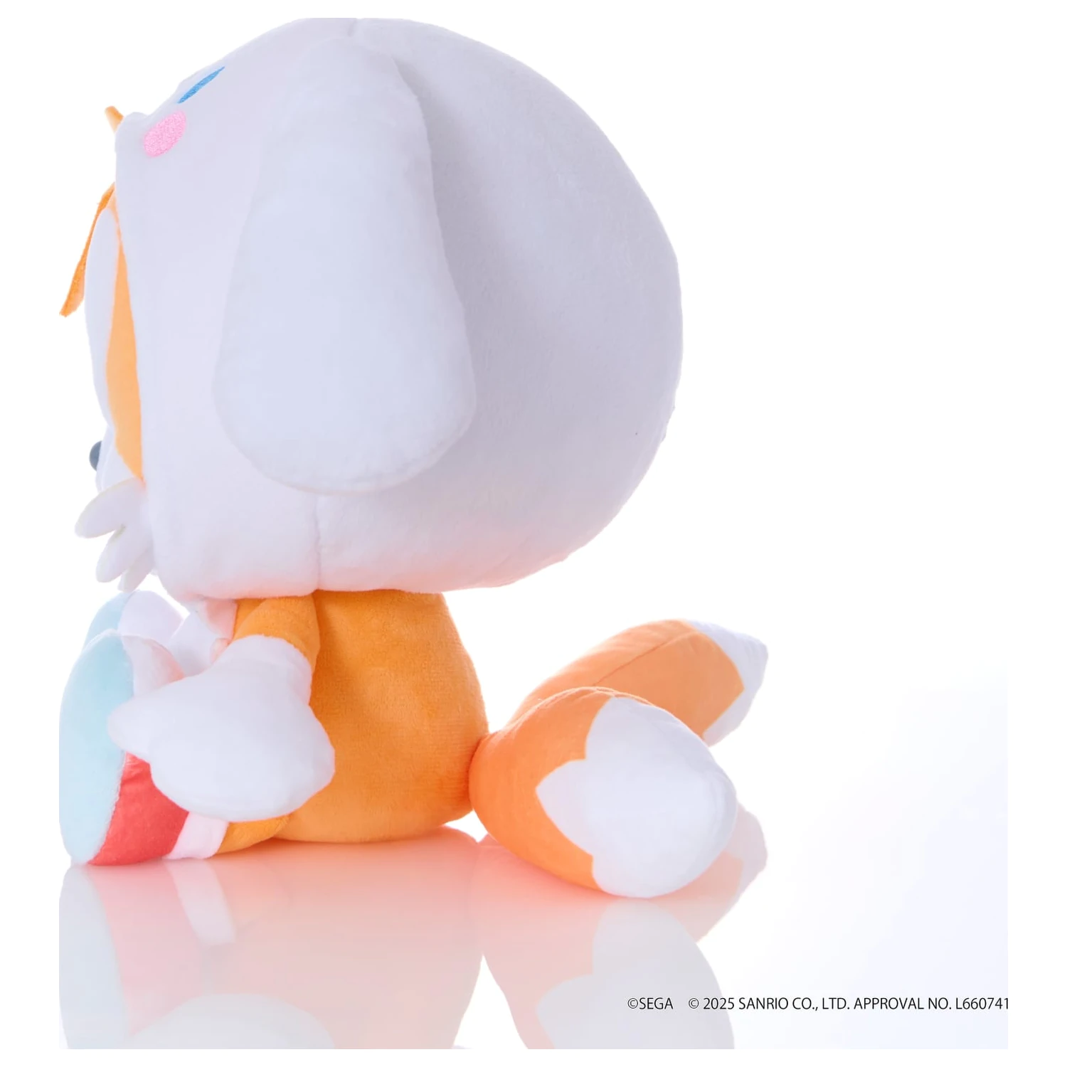 Sonic & Friends x Sanrio Tails x Cinnamoroll plüss 24cm termékfotó