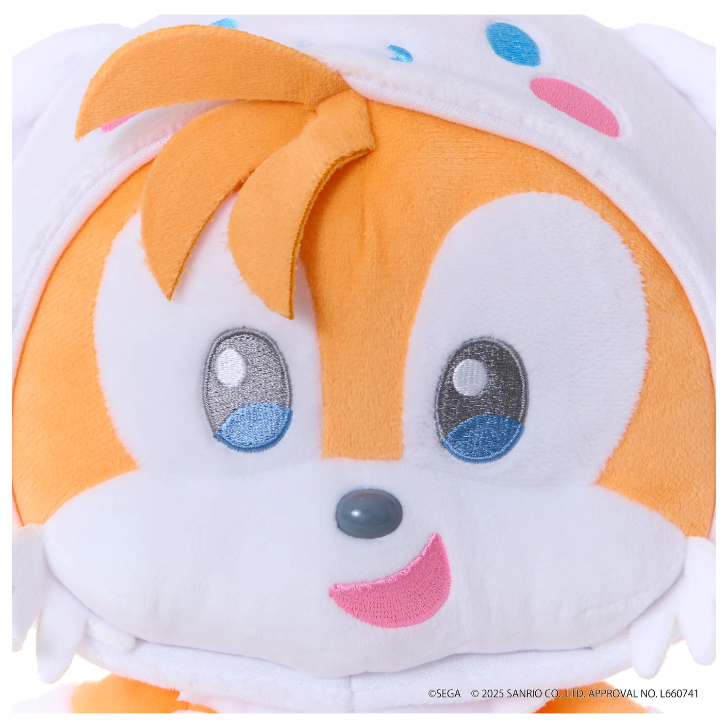 Sonic & Friends x Sanrio Tails x Cinnamoroll plüss 24cm termékfotó