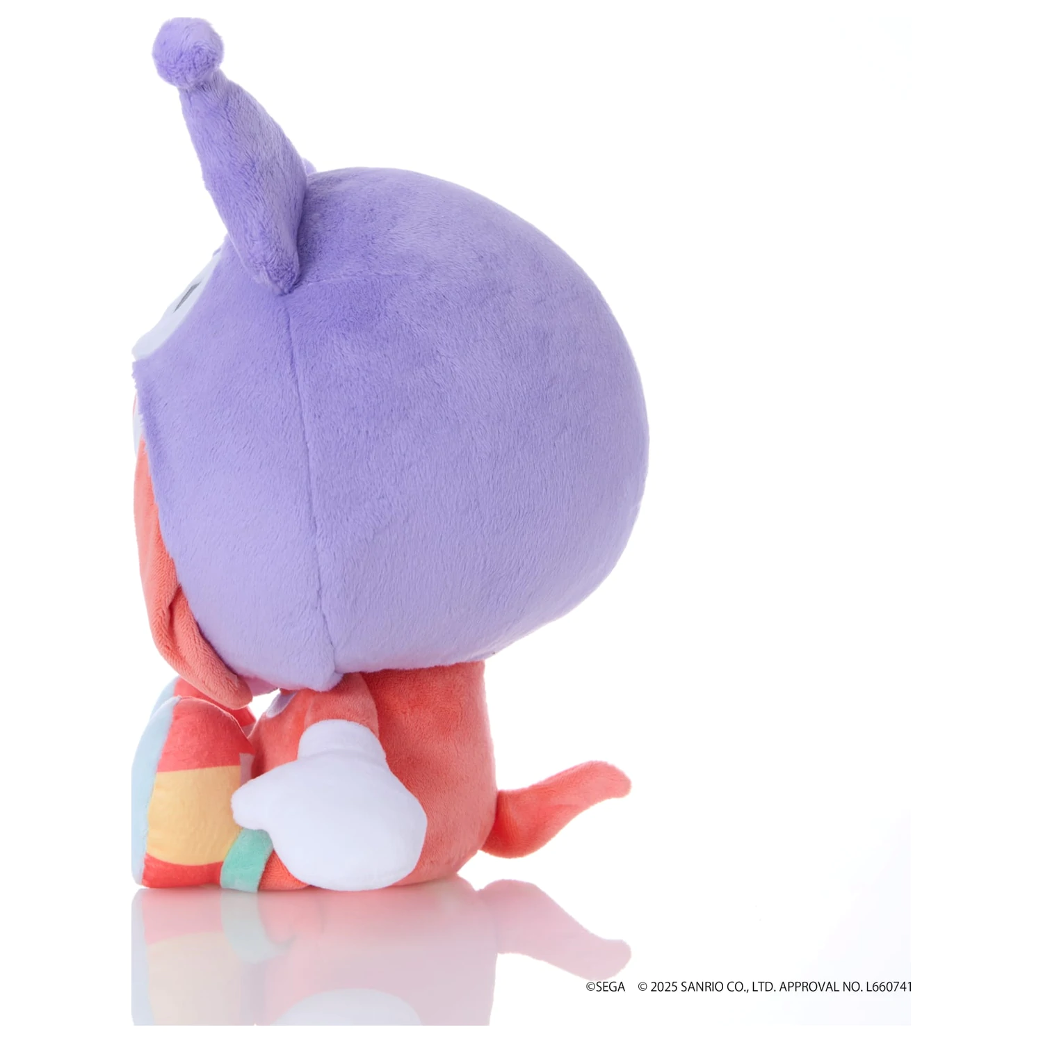 SONIC & FRIENDSX SANRIO Knuckles X Kuromi plüss 24cm termékfotó