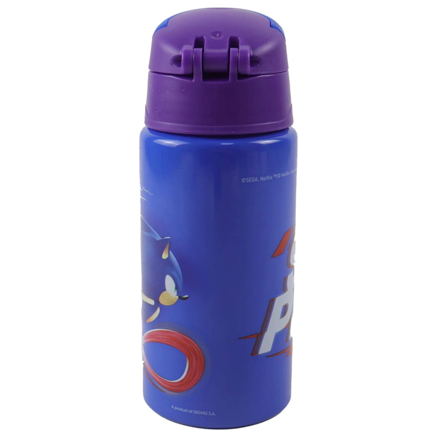 Sonic Get Me alumínium szívószálas kulacs akasztóval 500 ml termékfotó