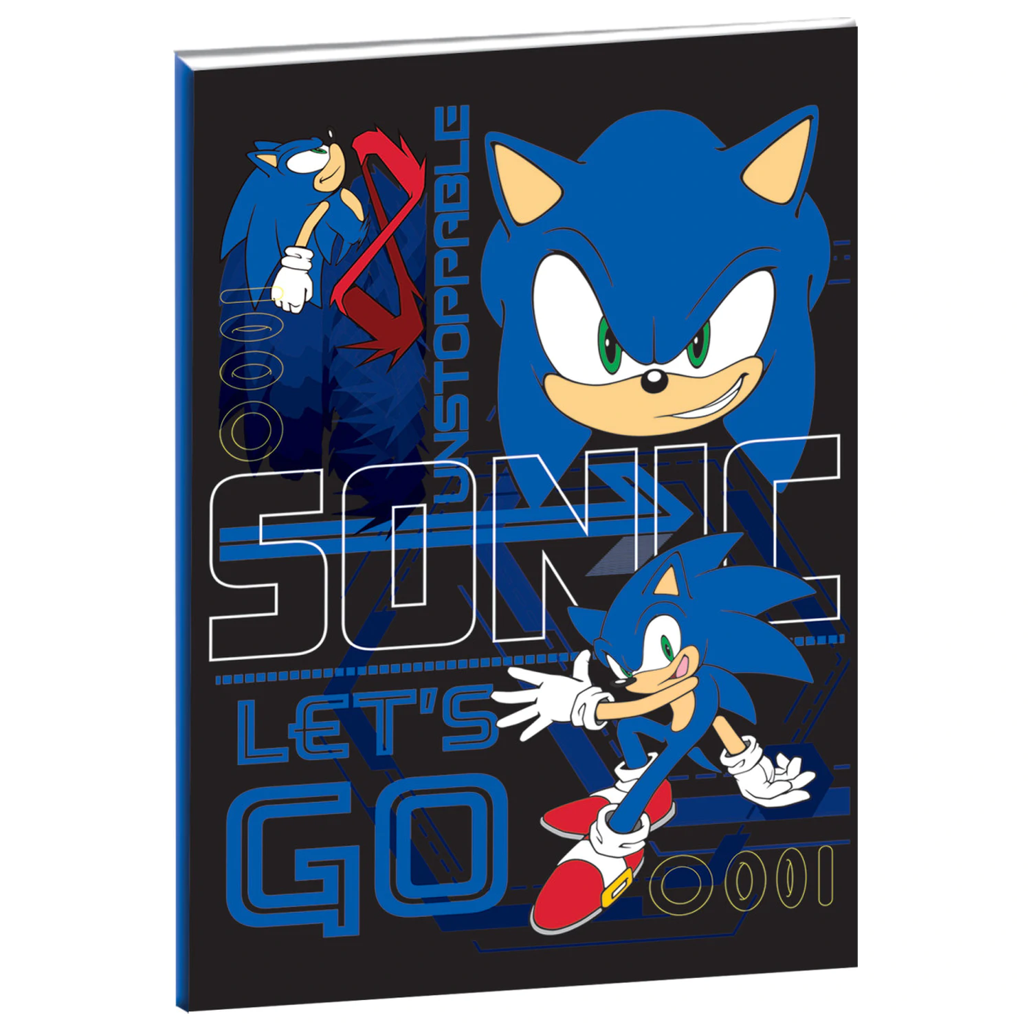 Sonic Go Fast B/5 vonalas füzet 40 lapos termékfotó