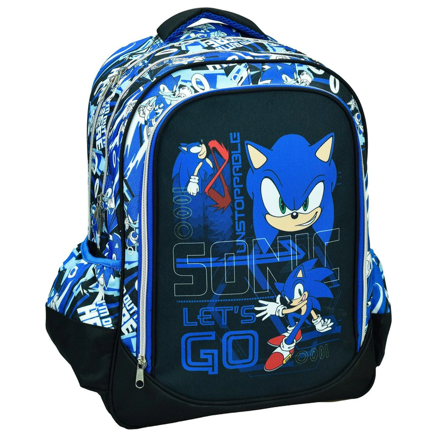 Sonic Go Fast iskolatáska, táska 46 cm termékfotó