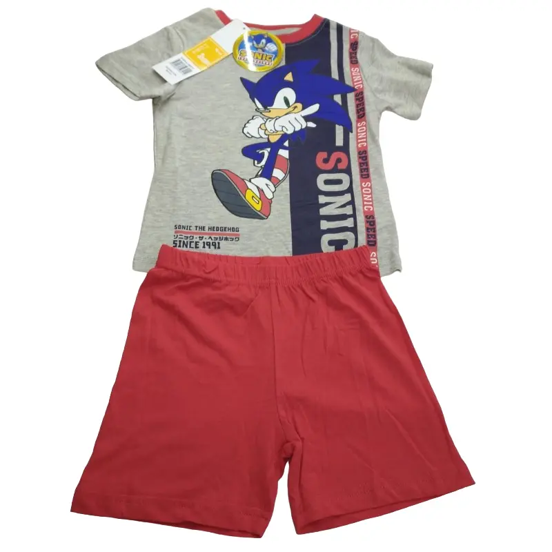 Sonic gyerek rövid gyerek pizsama, szabadidőruha termékfotó