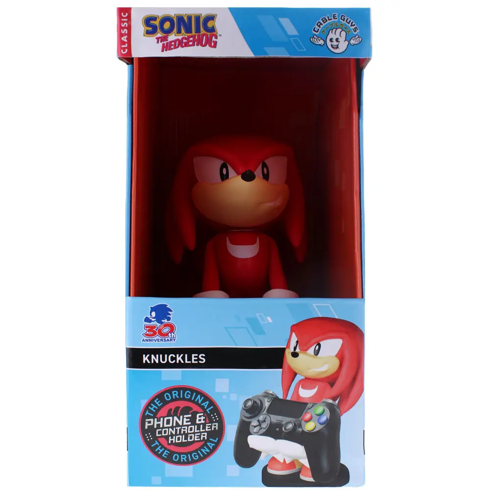 Sonic Knuckles kontroller/telefon tartó Cable Guy figura 21 cm termékfotó