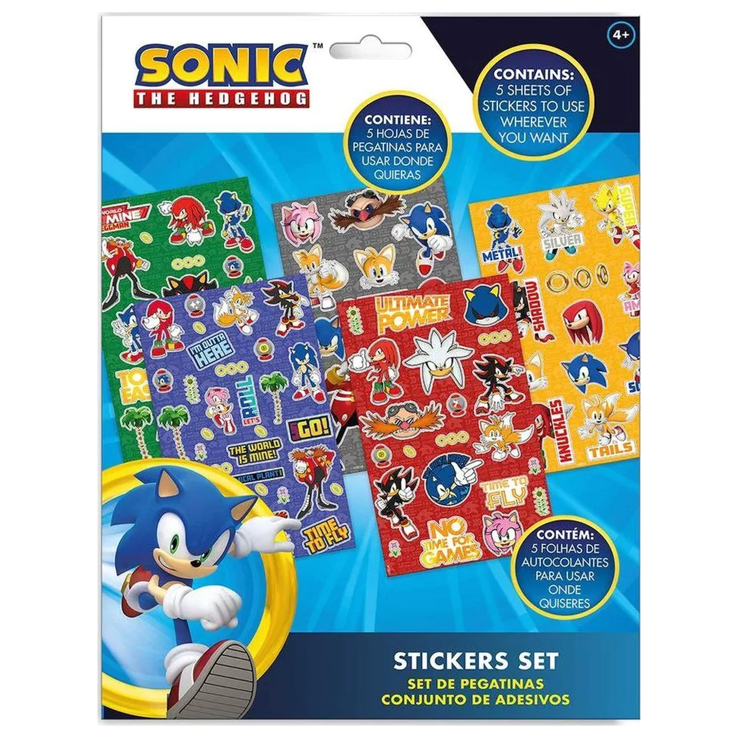 Sonic Outta Here matrica szett 5 ív termékfotó