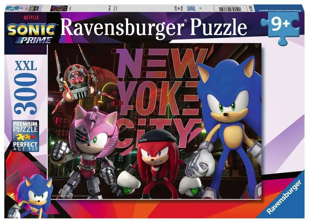 Sonic Prime Children's New York City XXL puzzle (300 darab) termékfotó