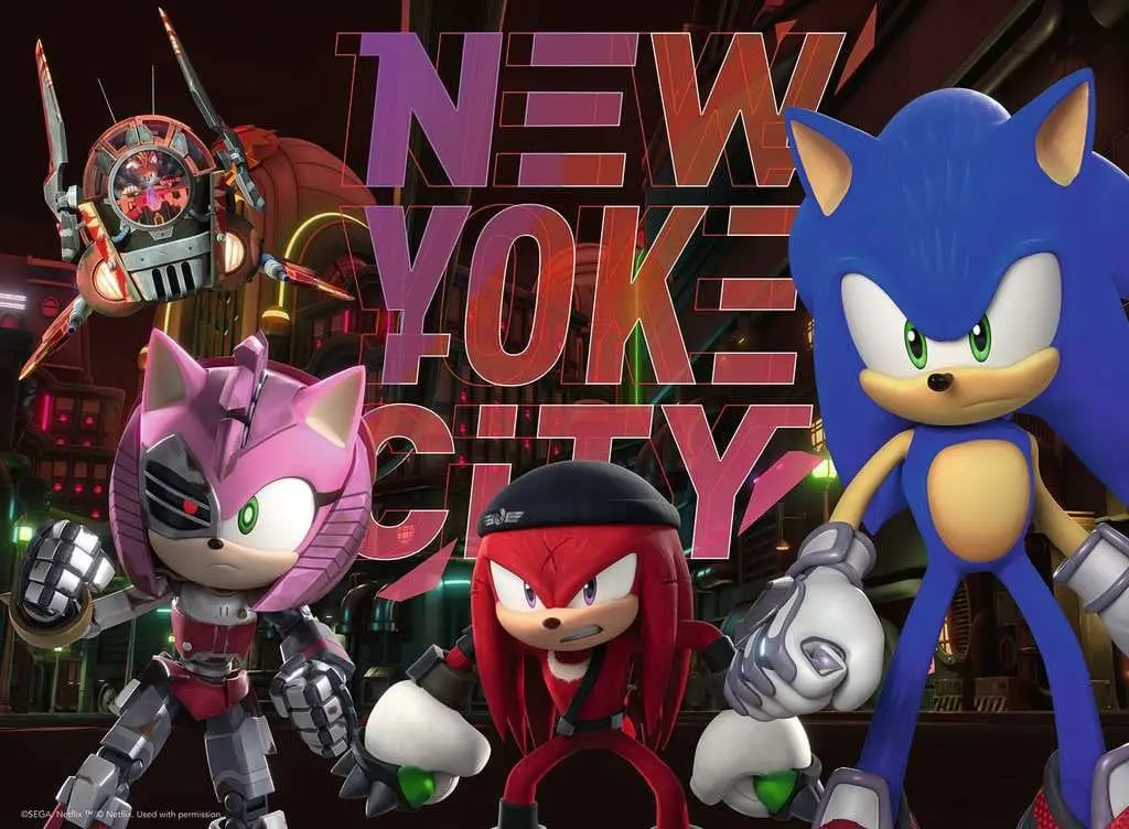 Sonic Prime Children's New York City XXL puzzle (300 darab) termékfotó