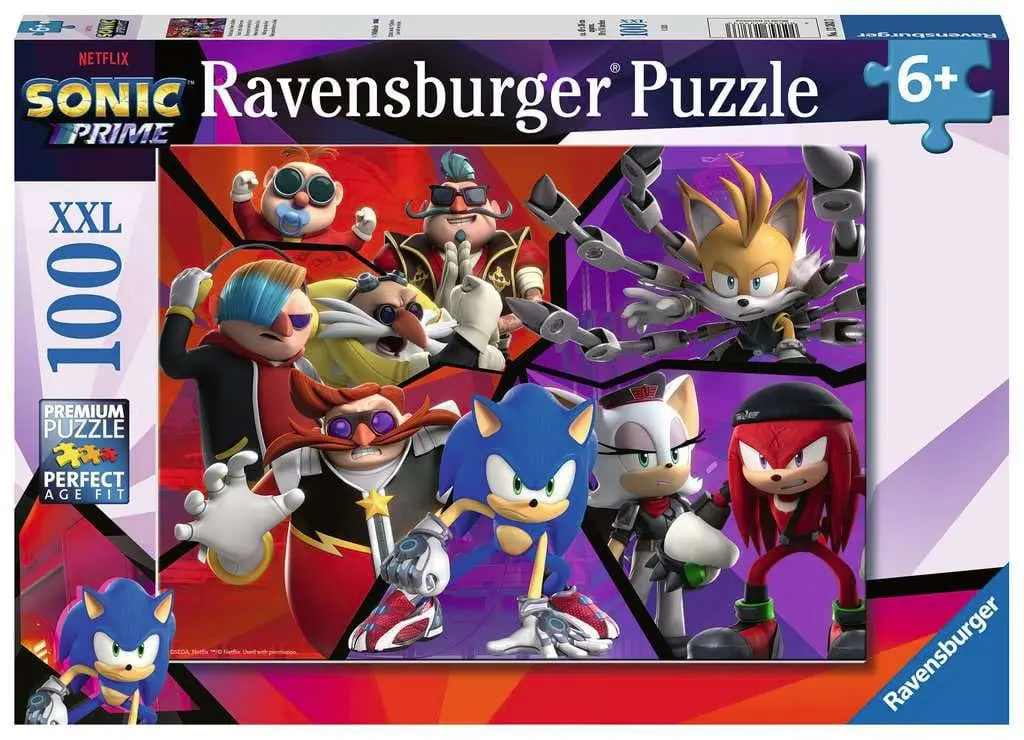 Sonic Prime Children's Sonic &amp; Villains XXL puzzle (100 darab) termékfotó