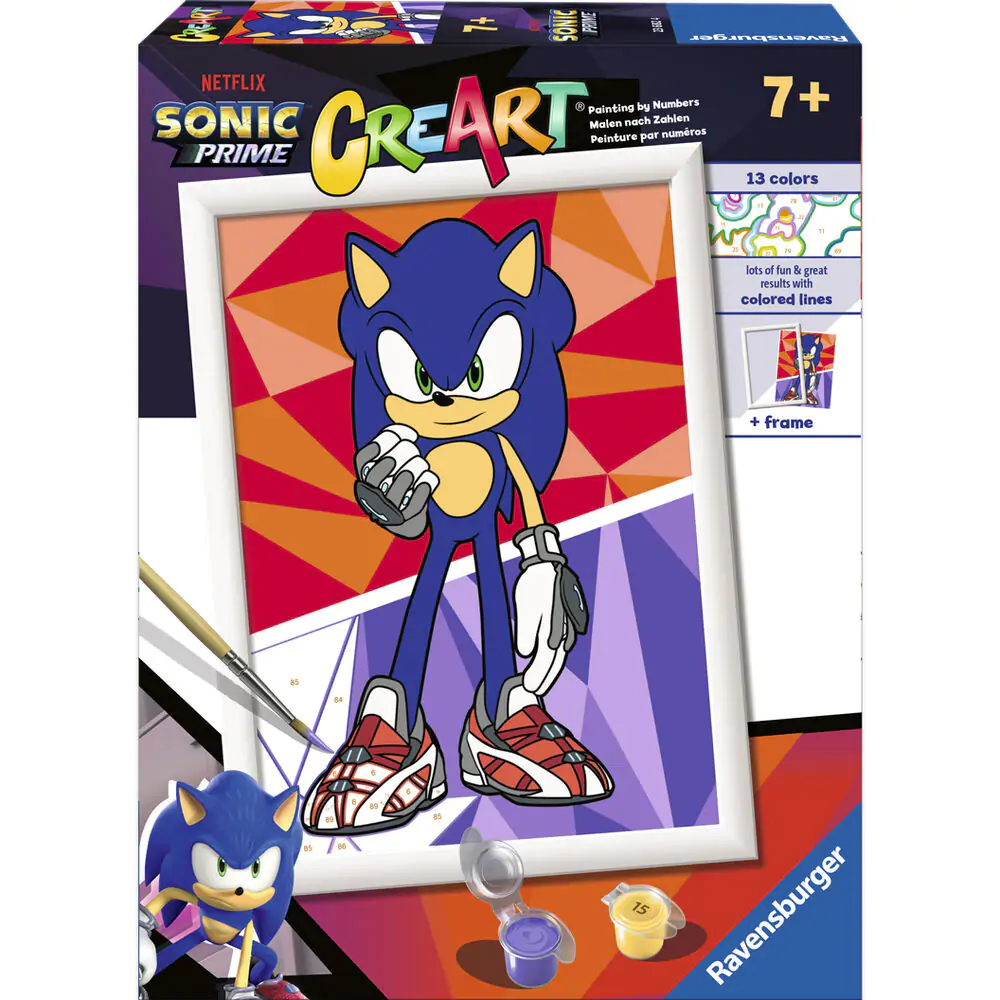 Sonic Prime CreArt rajzcsomag termékfotó