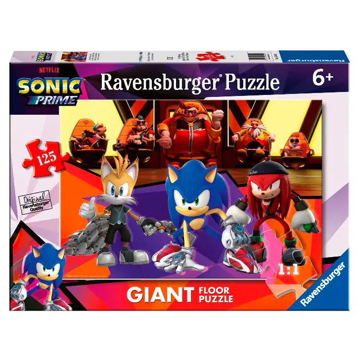 Sonic Prime giant puzzle 125db-os termékfotó