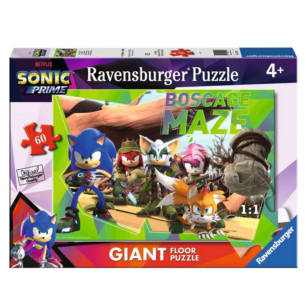 Sonic Prime giant puzzle 60db-os termékfotó