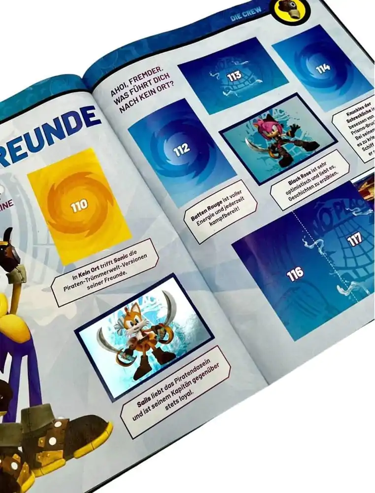 Sonic Prime német nyelvű album matrica termékfotó
