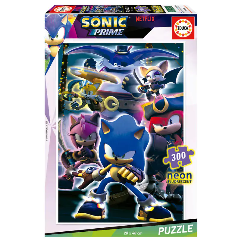Sonic Prime Neon puzzle 300db-os termékfotó