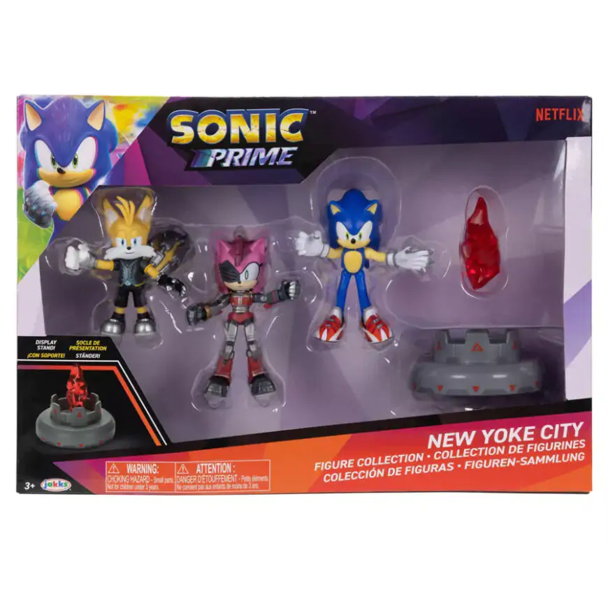 Sonic Prime New Yoke City figura csomag 6cm termékfotó