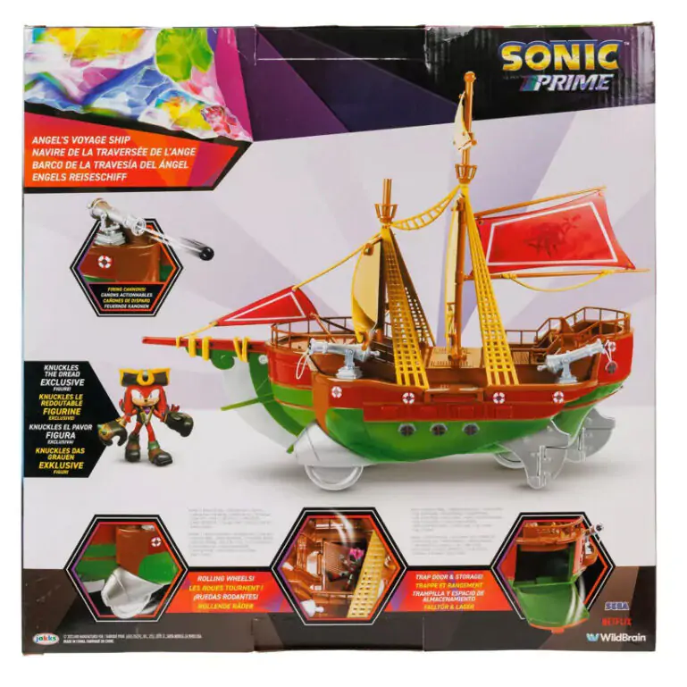 Sonic Prime Pirate Ship játékkészlet termékfotó