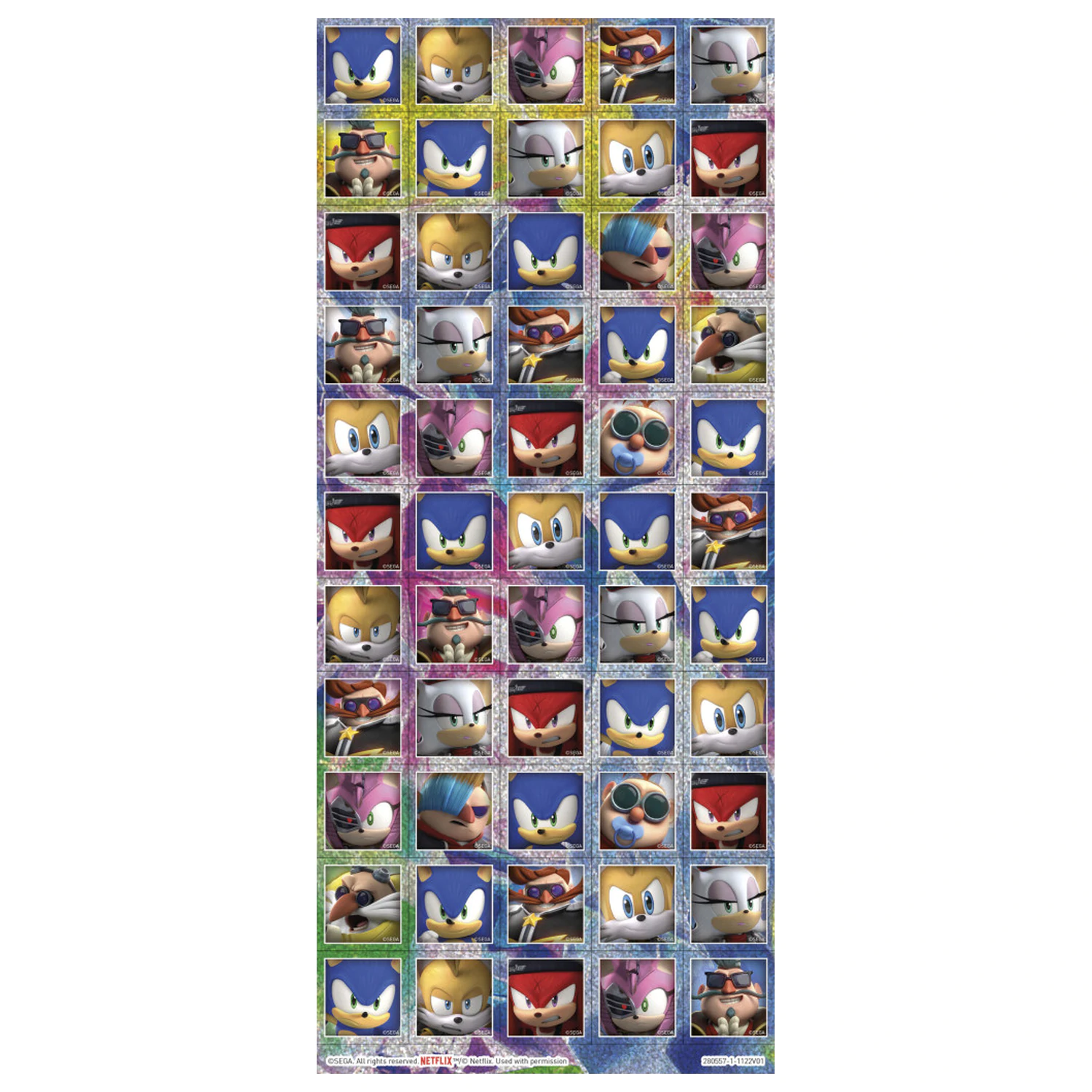 Sonic Prime Super matrica szett játékkal termékfotó