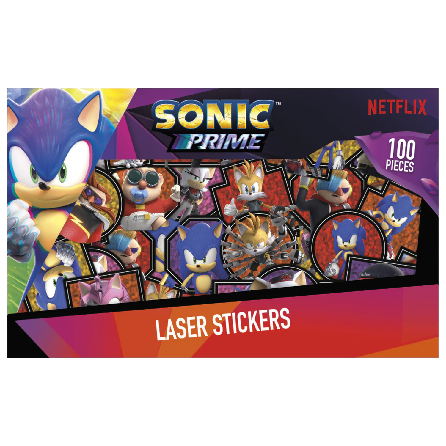 Sonic Prime Super matrica szett játékkal termékfotó